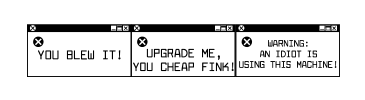 Error MessagesJL  Free Fonts Download