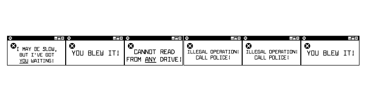 Error MessagesJL  Free Fonts Download