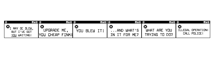 Error MessagesJL  Free Fonts Download