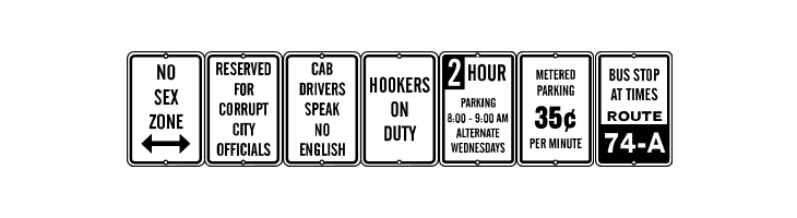 City Signs JL  Free Fonts Download