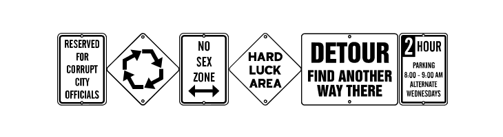 City Signs JL  Free Fonts Download