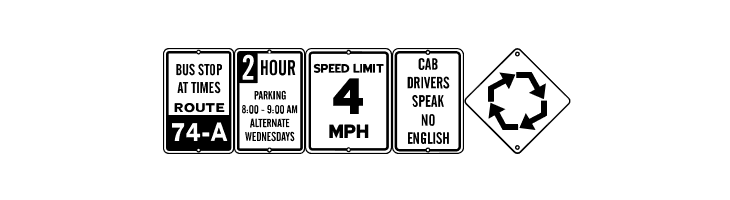 City Signs JL  Free Fonts Download