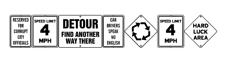 City Signs JL  Free Fonts Download