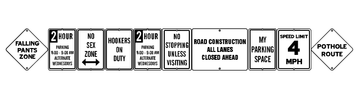 City Signs JL  Free Fonts Download