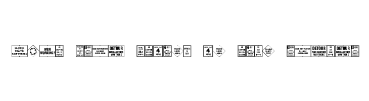 City Signs JL  Free Fonts Download