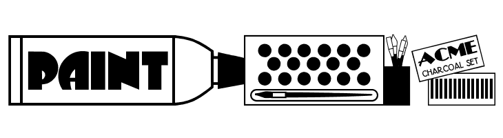 Art Supplies JL  Free Fonts Download