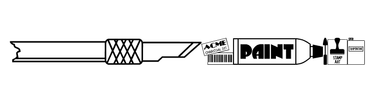 Art Supplies JL  Free Fonts Download