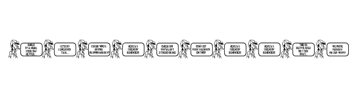 Small Talk JL  Free Fonts Download