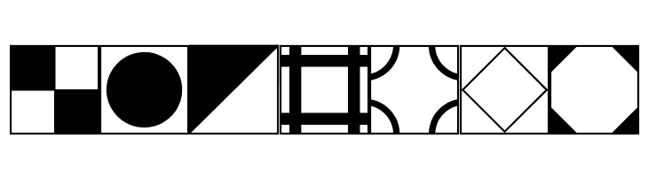 Floor Tile Patterns JL  Free Fonts Download