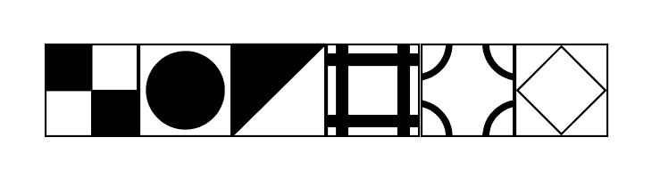 Floor Tile Patterns JL  Free Fonts Download