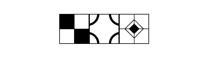 Floor Tile Patterns JL  Free Fonts Download