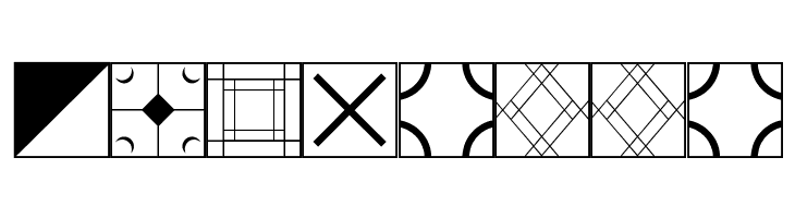 Floor Tile Patterns JL  Free Fonts Download