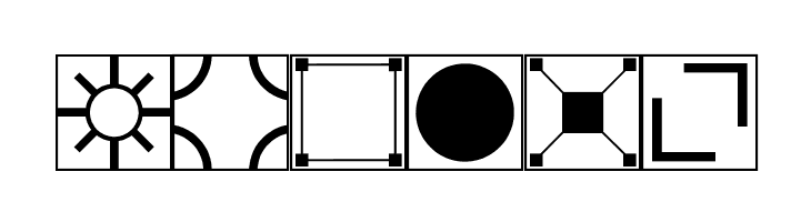 Floor Tile Patterns JL  Free Fonts Download