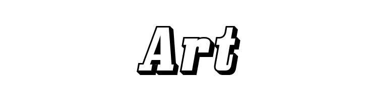 Bullpen 3D  Free Fonts Download