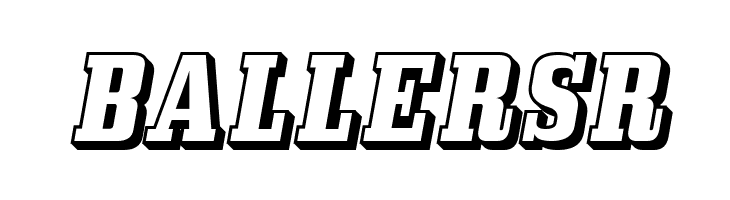 Bullpen 3D  Free Fonts Download