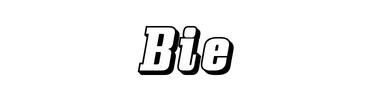 Bullpen 3D  Free Fonts Download