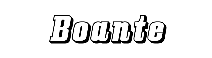 Bullpen 3D  Free Fonts Download