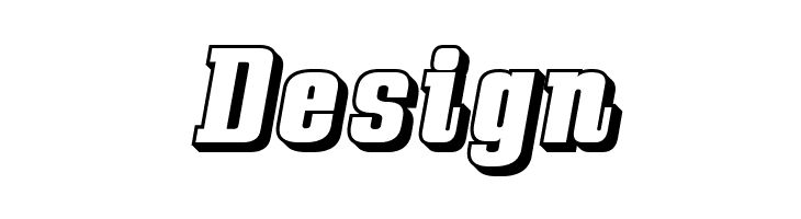 Bullpen 3D  Free Fonts Download