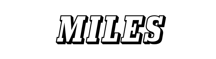 Bullpen 3D  Free Fonts Download