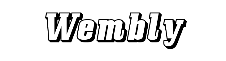 Bullpen 3D  Free Fonts Download