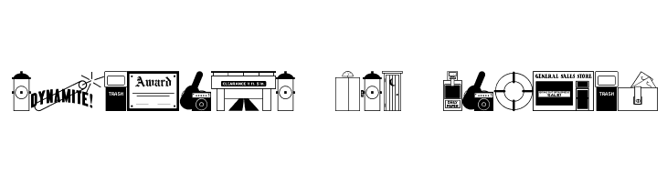 Collected Dings JL  Free Fonts Download