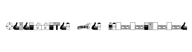 Collected Dings JL  Free Fonts Download