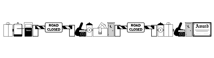 Collected Dings JL  Free Fonts Download