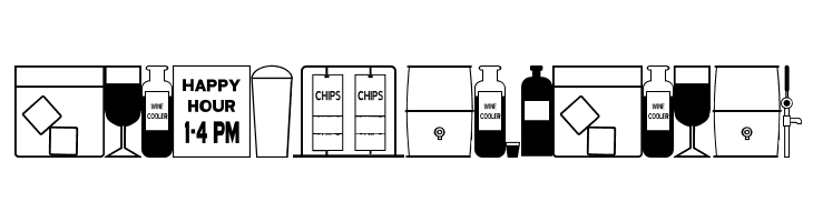 Bottles & Bars JL  Free Fonts Download