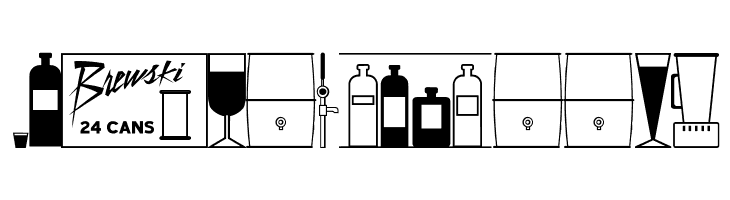 Bottles & Bars JL  Free Fonts Download