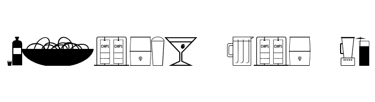 Bottles & Bars JL  Free Fonts Download