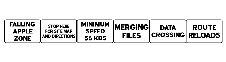 Web Road Signs JL  Free Fonts Download