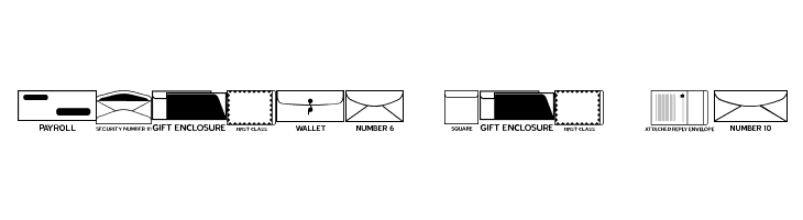 Envelopes JL  Free Fonts Download