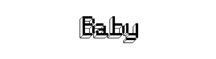 CHIP tunes 3D pixel  Free Fonts Download