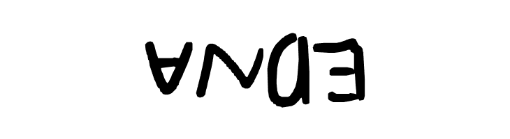 upside down surprise by georgia  Free Fonts Download