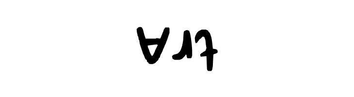 upside down surprise by georgia  Free Fonts Download