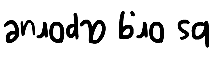 upside down surprise by georgia  Free Fonts Download