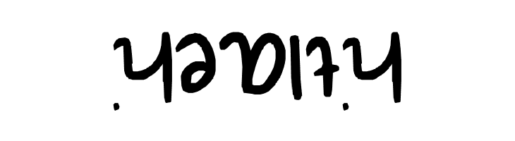 upside down surprise by georgia  Free Fonts Download
