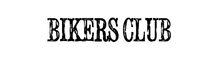 BIKERS%2BCLUB SerialPublicationDemo Font