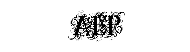 Ornamental Versals Black  Free Fonts Download