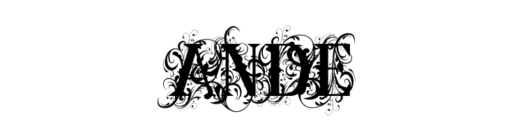 Ornamental Versals Black  Free Fonts Download