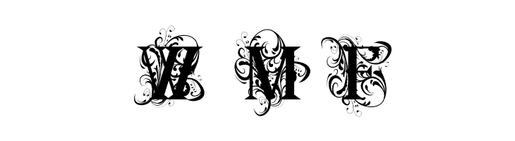 Ornamental Versals Black  Free Fonts Download