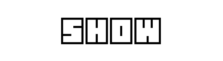 Blocked Regular  Free Fonts Download