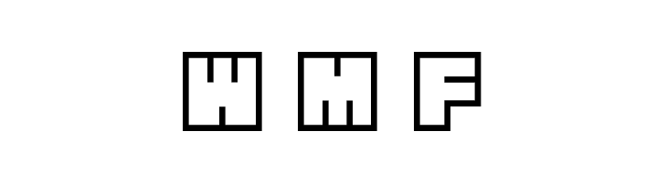 Blocked Regular  Free Fonts Download