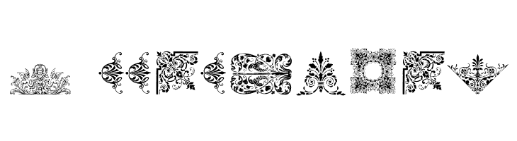Victorian Free Ornaments  Free Fonts Download