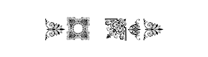 Victorian Free Ornaments  Free Fonts Download