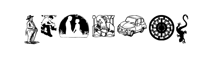Random Dingbats  Free Fonts Download
