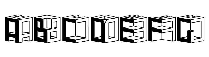 D3 Cubism  Free Fonts Download