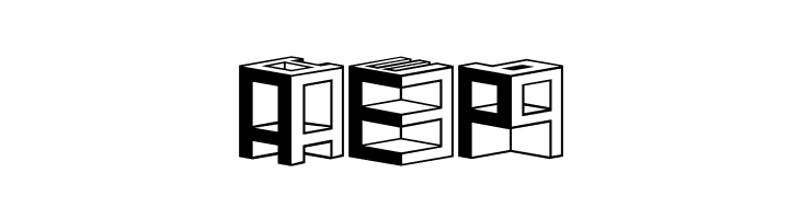 D3 Cubism  Free Fonts Download