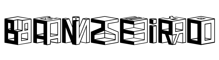 D3 Cubism  Free Fonts Download