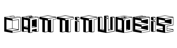 D3 Cubism  Free Fonts Download